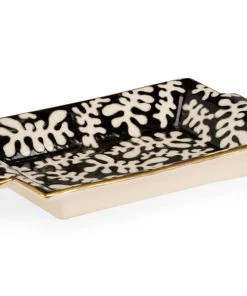 Chelsea House Black Coral Tray DECOR