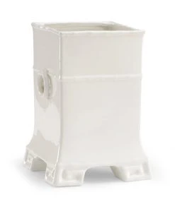 Chelsea House Greek Key Vase - White