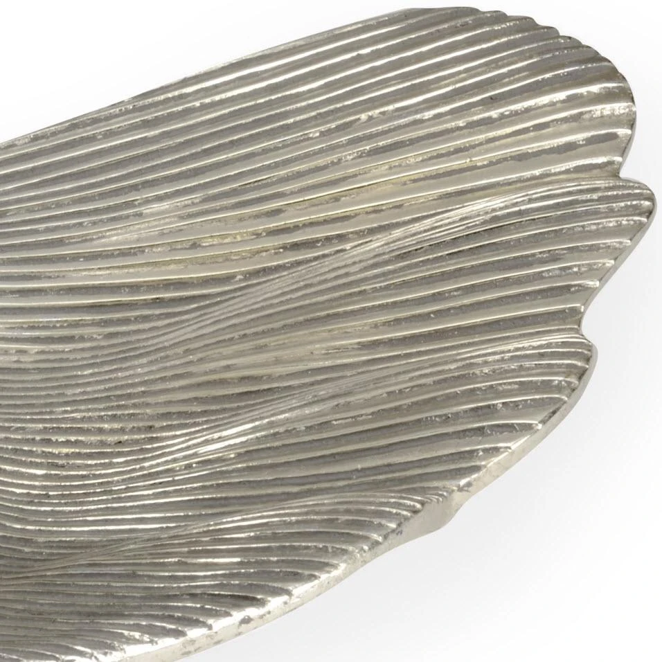 Chelsea House Lotus Leaf Trays - Silver (S3) 4 Chelsea House Lotus Leaf Trays - Silver (S3)