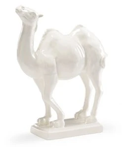 Chelsea House Camel - White Sculptures & Objects