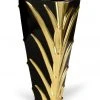 Chelsea House Leaf Vase - Black 2 Chelsea House Leaf Vase - Black