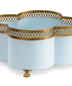 Planters Chelsea House Tracery Cachepot - Lagoon(Sm)