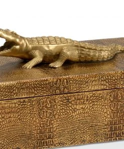 Chelsea House Alligator Box (Lg) DECOR