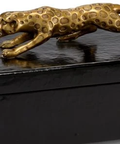 Chelsea House Cheetah Box - Black DECOR