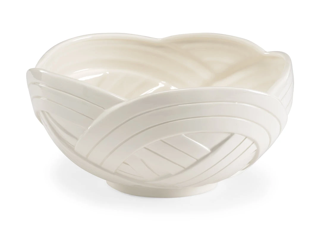 Chelsea House Center Table Bowl - White 3 Chelsea House Center Table Bowl - White