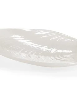 Chelsea House Scalloped Tray - White DECOR
