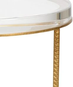 Chelsea House Yonkers Side Table - Acrylic Side & End Tables