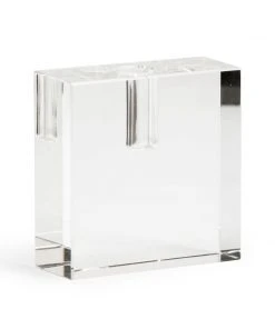 DECOR Chelsea House Rectangle Crystal Candlestic