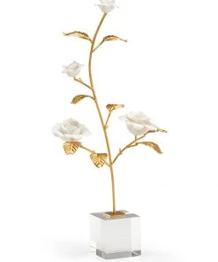 Sculptures & Objects Chelsea House Rose In Stand