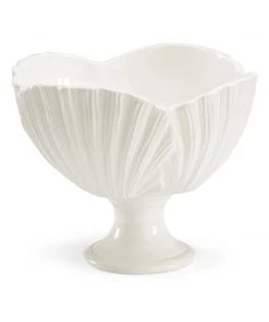 Chelsea House Palm Leaf Bowl - White