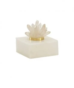 DECOR Chelsea House Albaster And Crystal Box