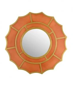Chelsea House Devonshire Mirror - Orange DECOR
