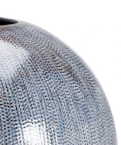 Chelsea House Round Granger Vase - Blue