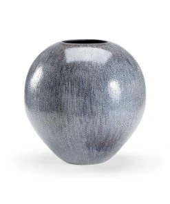 Chelsea House Round Granger Vase - Blue