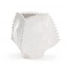 Chelsea House Palm Leaf Vase - White