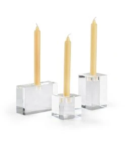 DECOR Chelsea House Trifoil Candlesticks