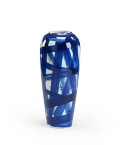 DECOR Chelsea House Johnsbury Vase - Blue (Med)