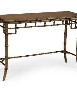 LIVING ROOM Chelsea House Bamboo Console - Walnut