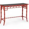 LIVING ROOM Chelsea House Bamboo Console - Red
