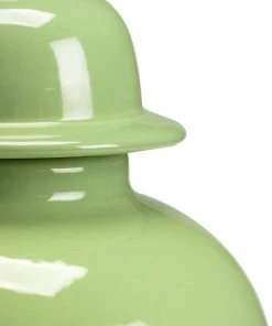 Chelsea House Landis Covered Vase - Green