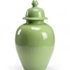 Chelsea House Landis Covered Vase - Green