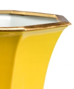 Chelsea House Buckingham Cachepot - Yellow Vases, Jars, & Bottles