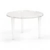Chelsea House Round Acrylic Coffee Table LIVING ROOM