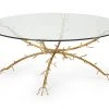 Chelsea House Gold Coral Coffee Table