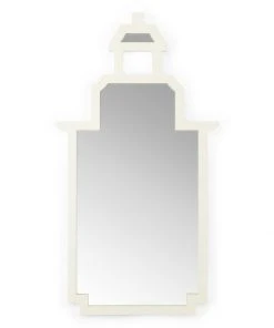 DECOR Chelsea House Pagoda Mirror - White