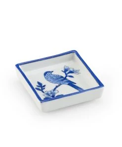 Chelsea House Blue Bird Tray - Square (Sm) DECOR