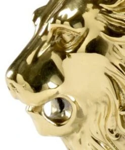 Chelsea House Lion Head Bookends (Pr)