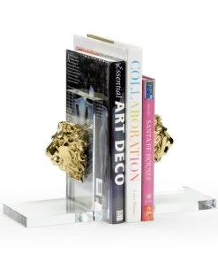 Chelsea House Lion Head Bookends (Pr)
