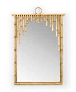 Chelsea House Bamboo Mirror - Gold