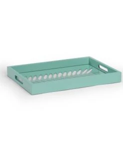 Chelsea House Leaf Service Tray - Green