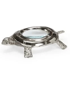 Chelsea House Turtle Magnifier - Nickel Sculptures & Objects