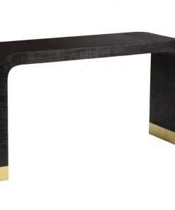 Chelsea House Waterfall Console - Black LIVING ROOM