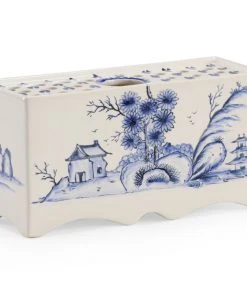 Chelsea House Delft Flower Brick Vases, Jars, & Bottles