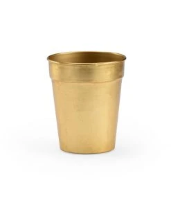 Planters Chelsea House Gold Leaf Pot (Sm)