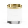 DECOR Chelsea House Round Crystal Stand - Brass ( 1 DECOR Chelsea House Round Crystal Stand - Brass (