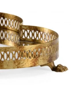 DECOR Chelsea House Quantrafoil Tray (Sm)