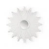 Chelsea House Sunburst Mirror - White DECOR