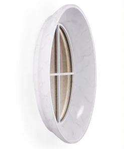 Chelsea House Oval Cottage Mirror - Cream