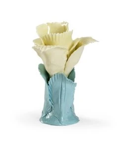 Chelsea House Chelsea Flower - Yellow Sculptures & Objects