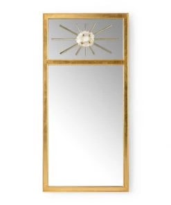 DECOR Chelsea House Crystal Trumeau Mirror