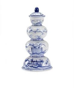 DECOR Chelsea House Delft Bank Vase