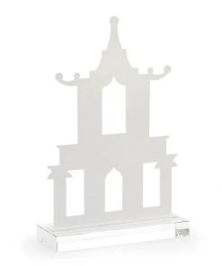 Chelsea House Pagoda 2 - White Sculptures & Objects