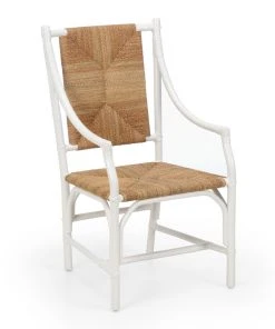 Chelsea House Mecklenburg Chair - White LIVING ROOM