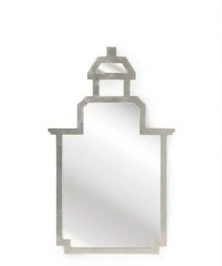 Chelsea House Small Pagoda Mirror - Silver DECOR
