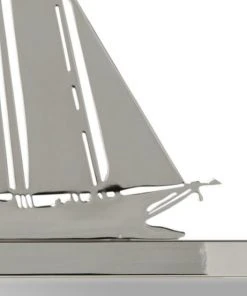 Chelsea House High Tide Mirror - Nickel DECOR