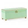 Chelsea House Rectangular Box - Celadon DECOR